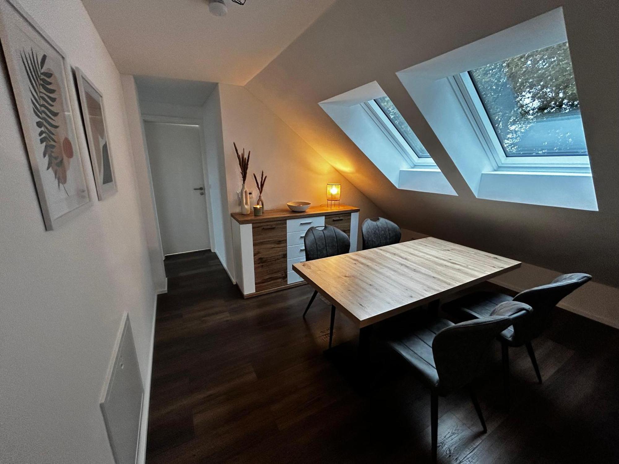 Moderne Ferienwohnung Fuer Familien Im Dachgeschoss Bosau Kültér fotó